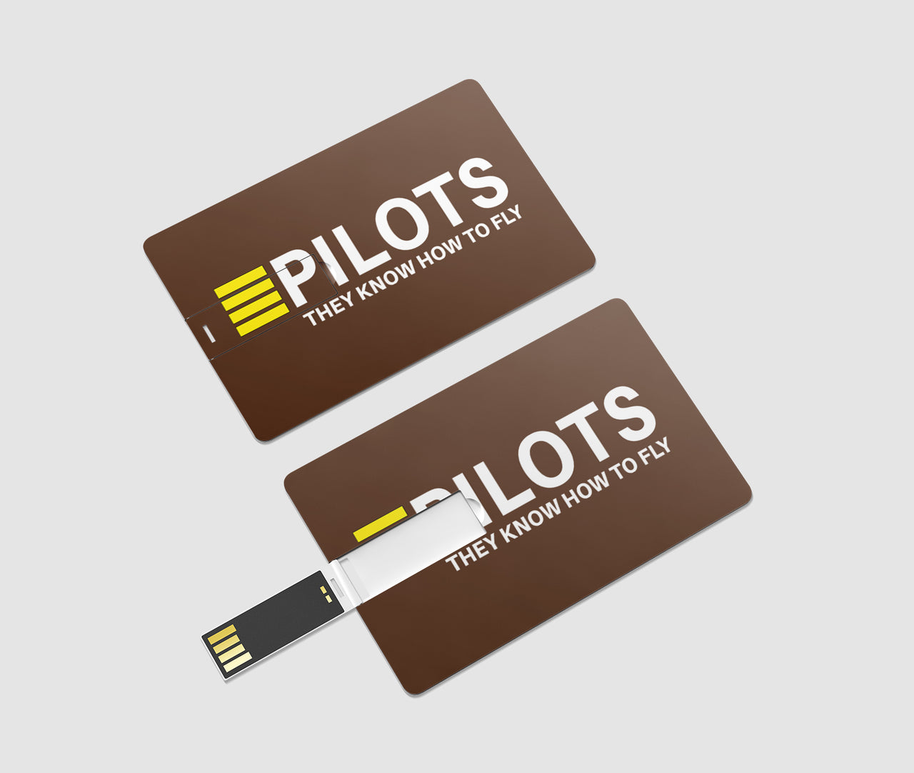 Pilots They Know How To Fly Designed USB Cards