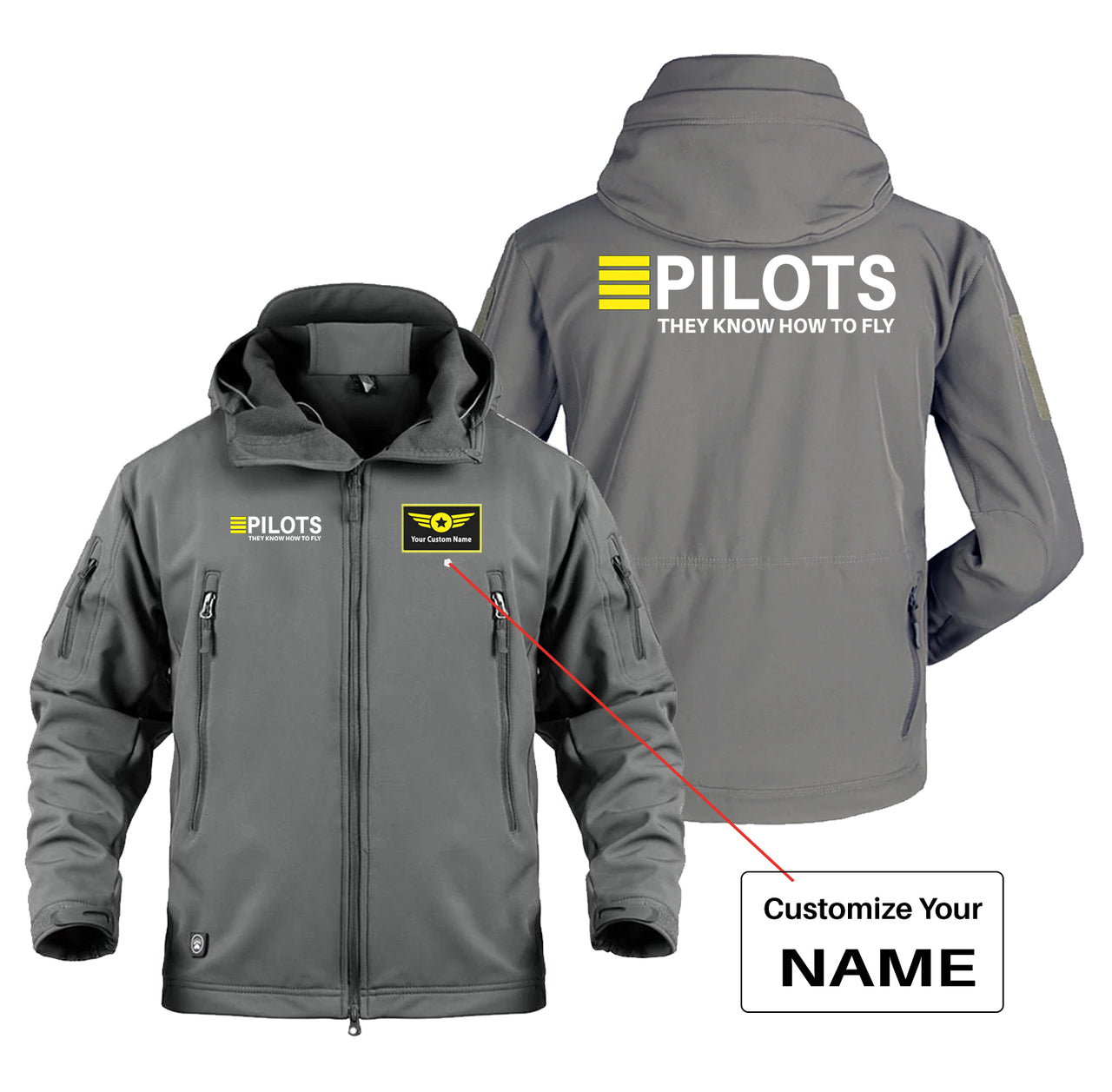 Pilots They Know How To Fly Designed Military Jackets (Customizable)