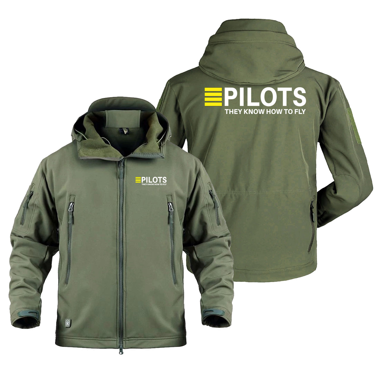 Pilots They Know How To Fly Designed Military Jackets (Customizable)