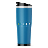 Thumbnail for Pilots They Know How To Fly Designed Travel Mugs