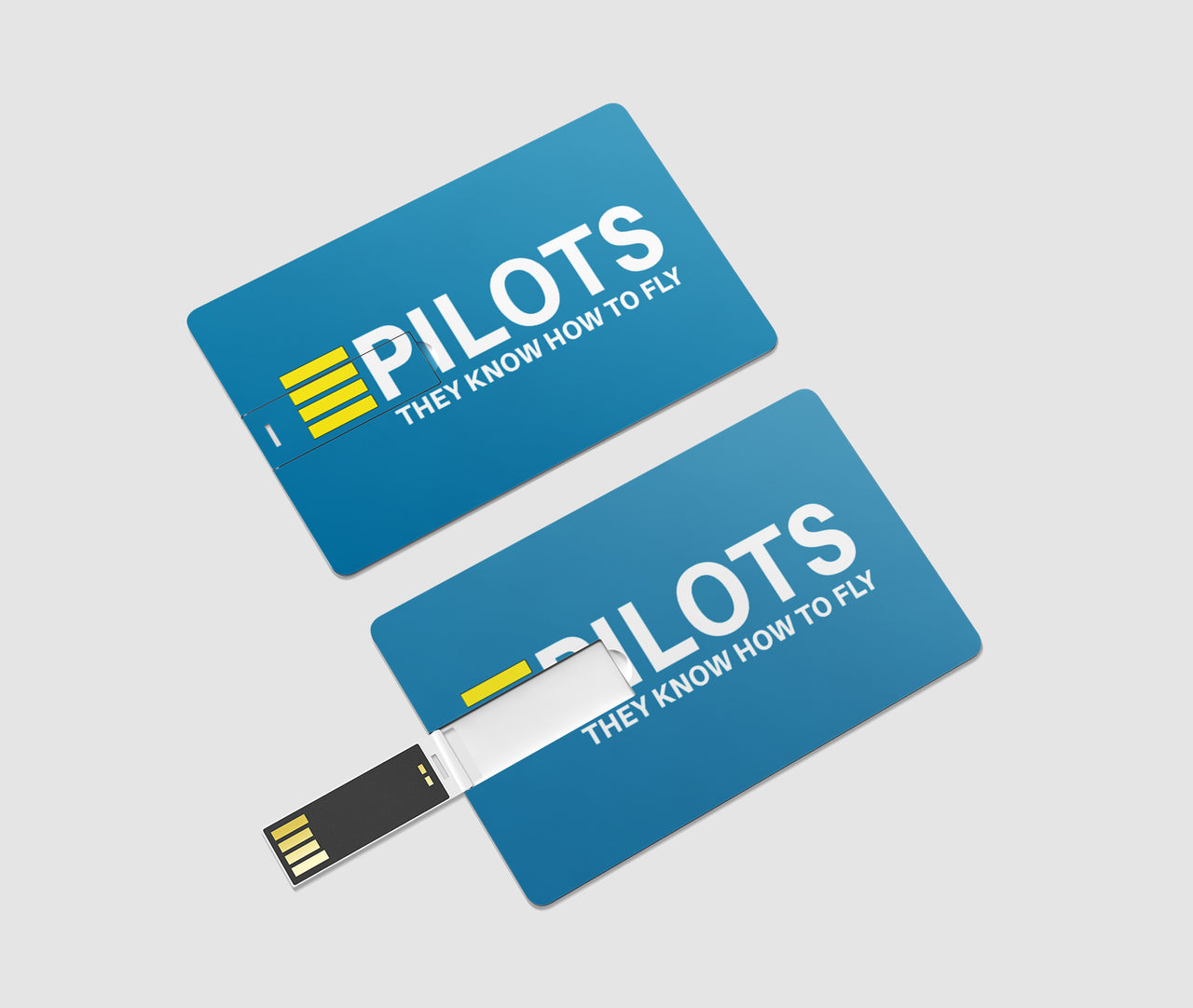 Pilots They Know How To Fly Designed USB Cards