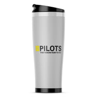 Thumbnail for Pilots They Know How To Fly Designed Travel Mugs