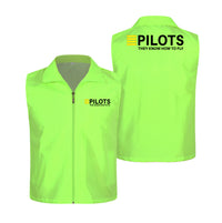 Thumbnail for Pilots They Know How To Fly Designed Thin Style Vests