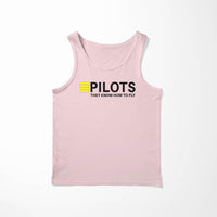 Thumbnail for Pilots They Know How To Fly Designed Tank Tops