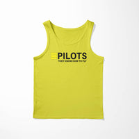 Thumbnail for Pilots They Know How To Fly Designed Tank Tops