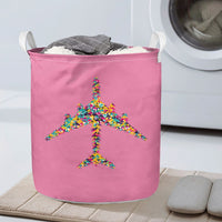 Thumbnail for Colourful Airplane Designed Laundry Baskets