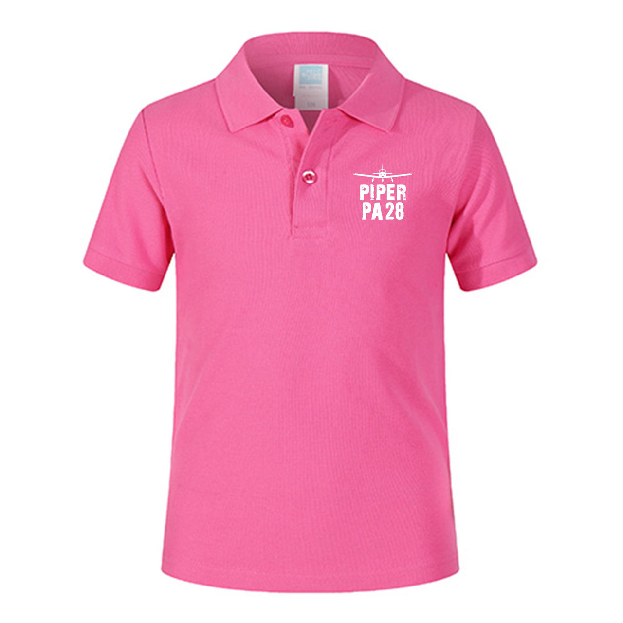 Piper PA28 & Plane Designed Children Polo T-Shirts