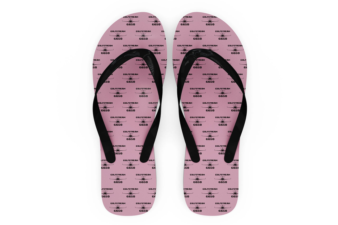 Gulfstream G650 & Plane Designed Slippers (Flip Flops)