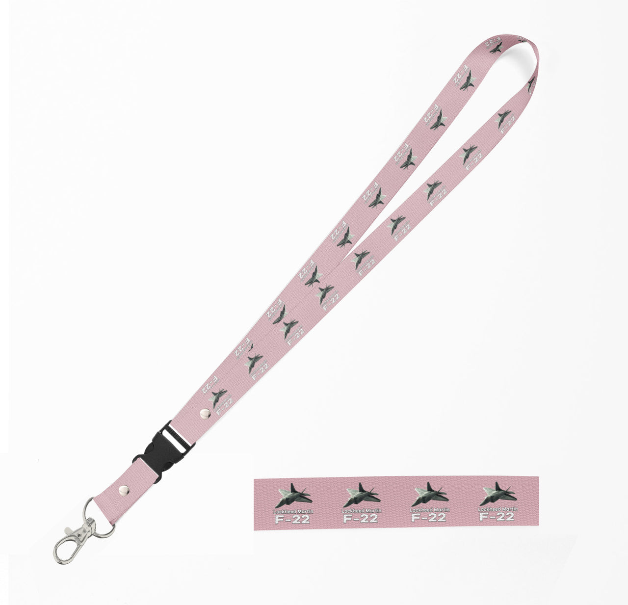 The Lockheed Martin F22 Designed Detachable Lanyard & ID Holders