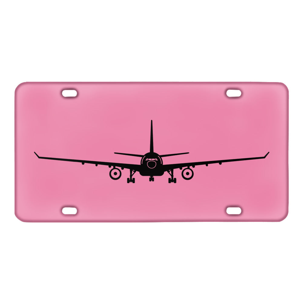 Airbus A330 Silhouette Designed Metal (License) Plates