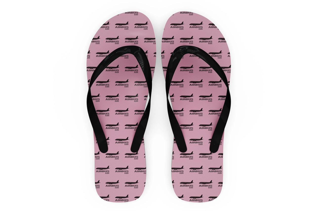 Airbus A320 Printed Designed Slippers (Flip Flops)