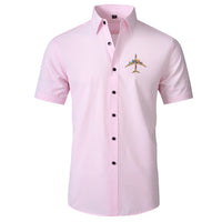 Thumbnail for Colourful Airplane Designed Short Sleeve Shirts