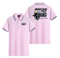 Thumbnail for Boeing 757 & Rolls Royce Engine (RB211) Designed Stylish Polo T-Shirts (Double-Side)