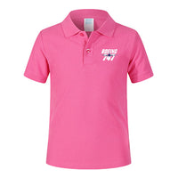 Thumbnail for Amazing Boeing 747 Designed Children Polo T-Shirts