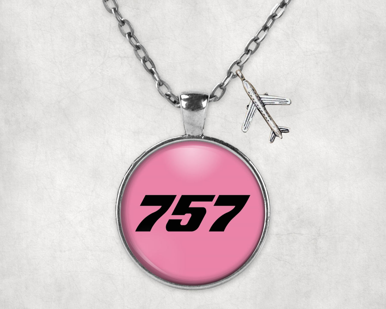 757 Flat Text Designed Necklaces