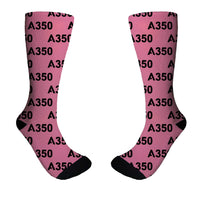 Thumbnail for A350 Flat Text Designed Socks