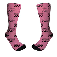 Thumbnail for Boeing 737 & Text Designed Socks