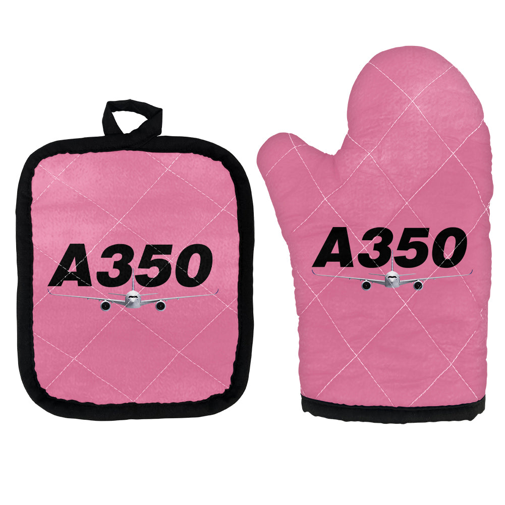 Super Airbus A350 Designed Kitchen Glove & Holder