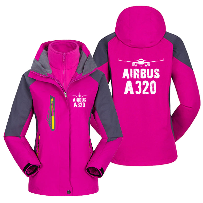 Airbus A320 & Plane Designed Thick "WOMEN" Skiing Jackets