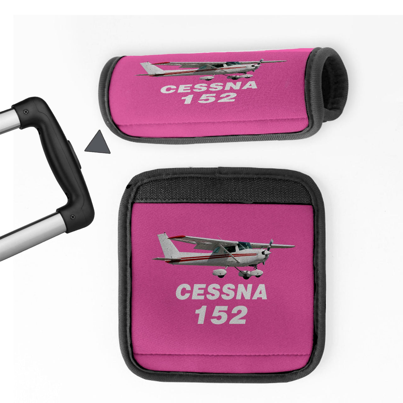 The Cessna 152 Designed Neoprene Luggage Handle Covers