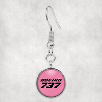 Thumbnail for Boeing 737 & Text Designed Earrings