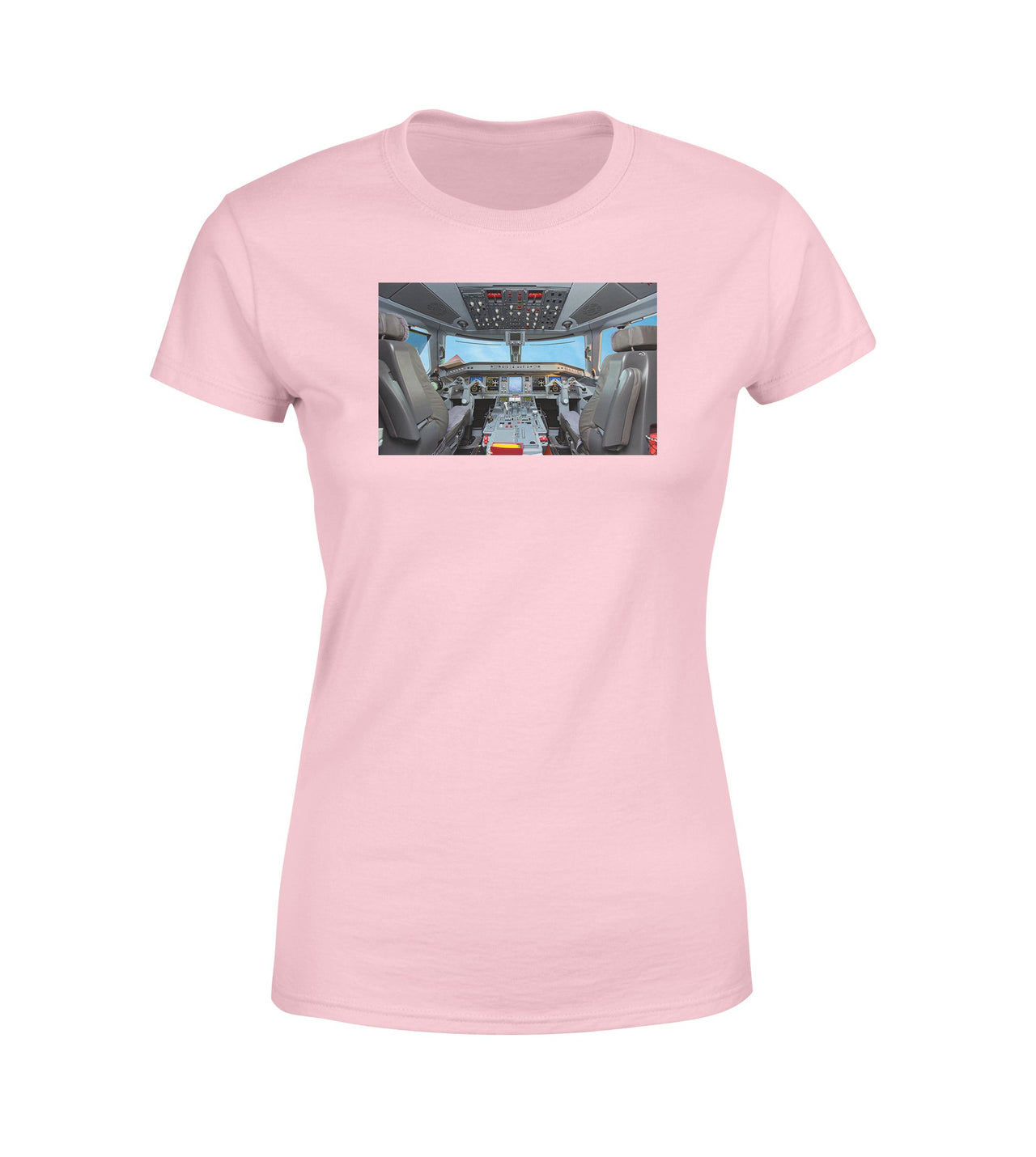 Embraer E190 Cockpit Designed Women T-Shirts