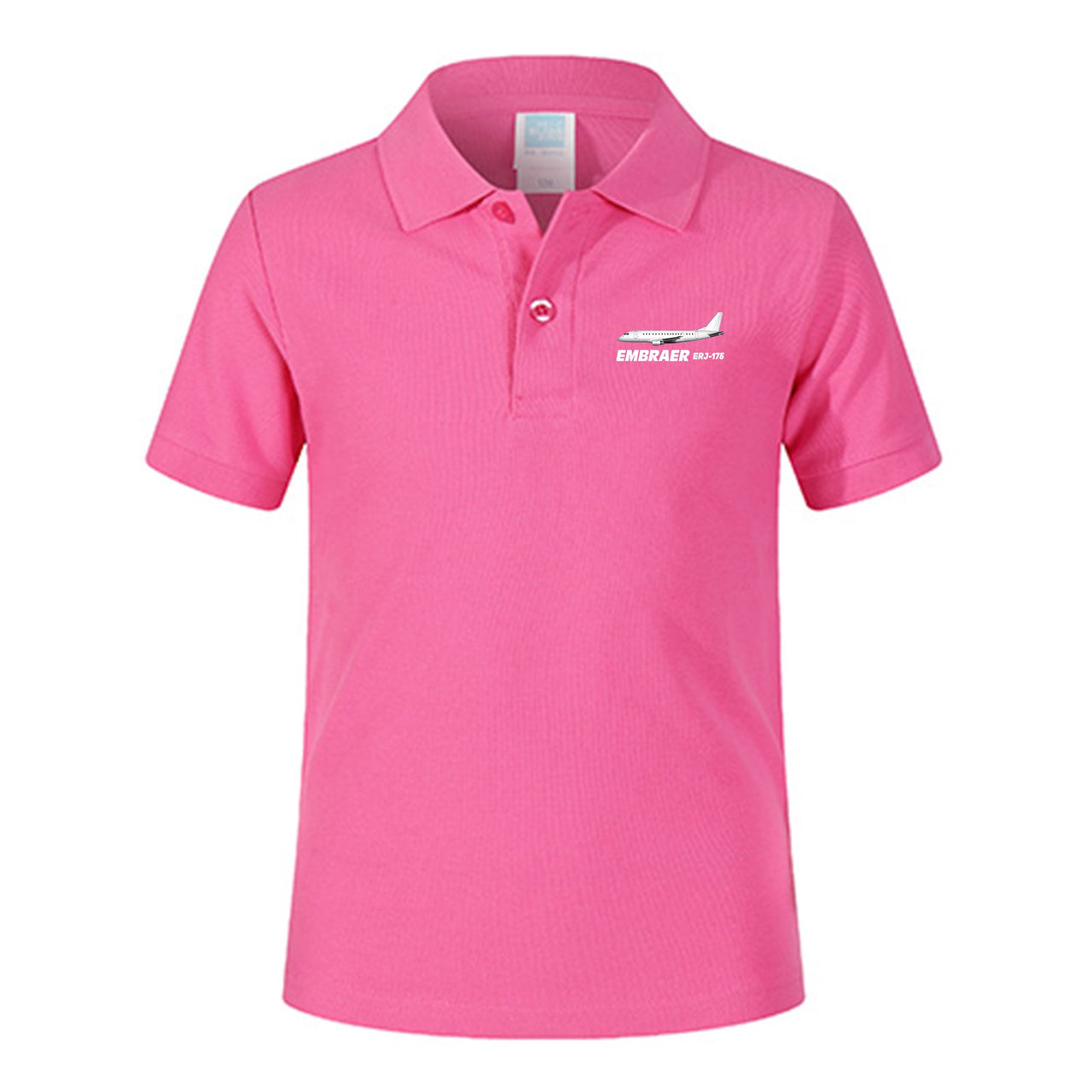 The Embraer ERJ-175 Designed Children Polo T-Shirts