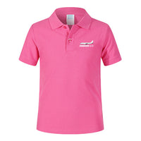 Thumbnail for The Embraer ERJ-175 Designed Children Polo T-Shirts