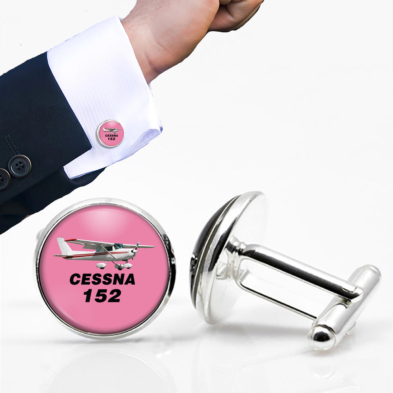 The Cessna 152 Designed Cuff Links