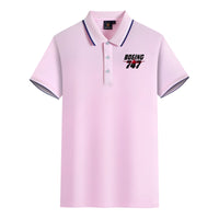 Thumbnail for Amazing Boeing 747 Designed Stylish Polo T-Shirts