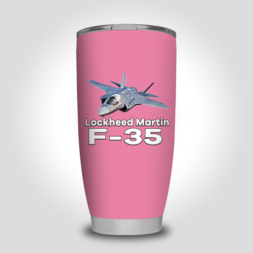 The Lockheed Martin F35 Designed Tumbler Travel Mugs