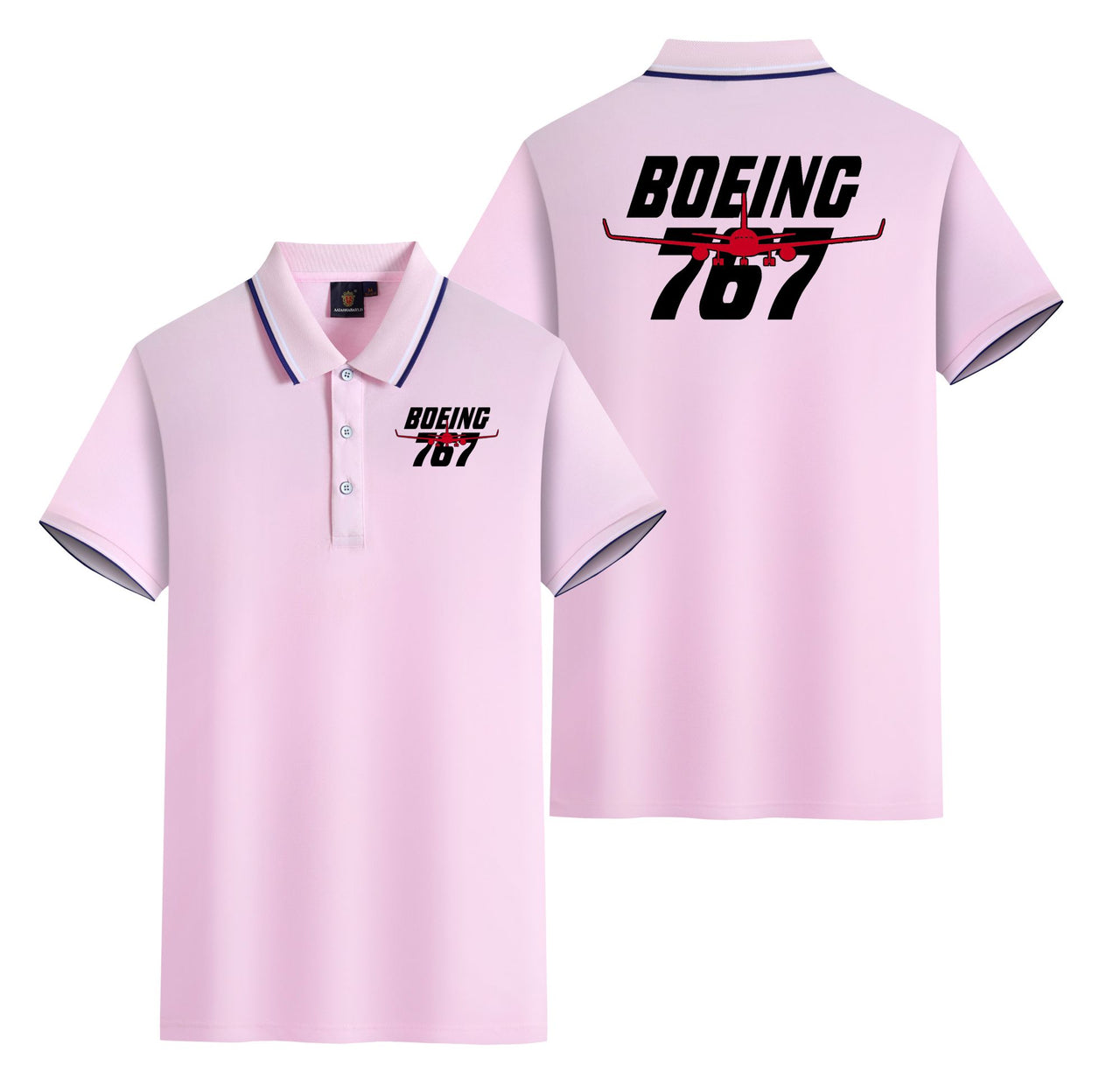 Amazing Boeing 767 Designed Stylish Polo T-Shirts (Double-Side)