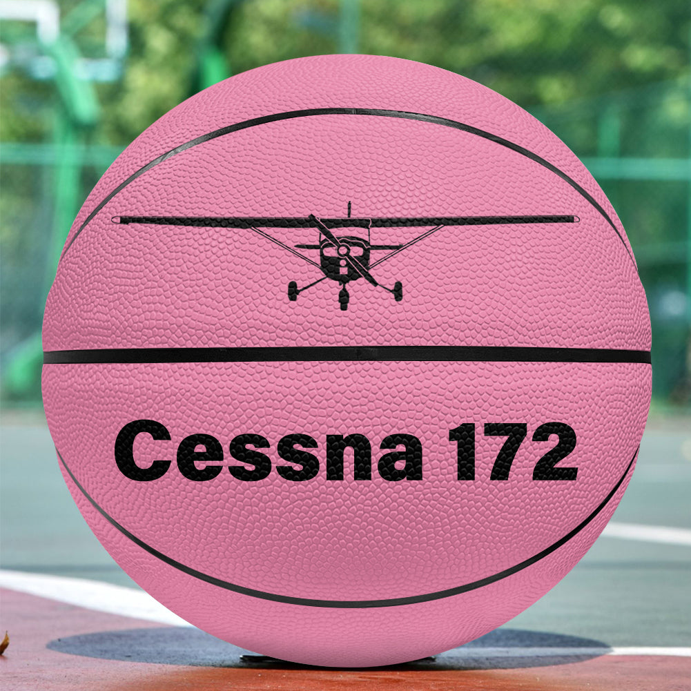 Cessna 172 Silhouette Designed Basketball