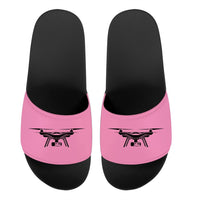 Thumbnail for Drone Silhouette Designed Sport Slippers