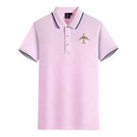 Thumbnail for Colourful Airplane Designed Stylish Polo T-Shirts