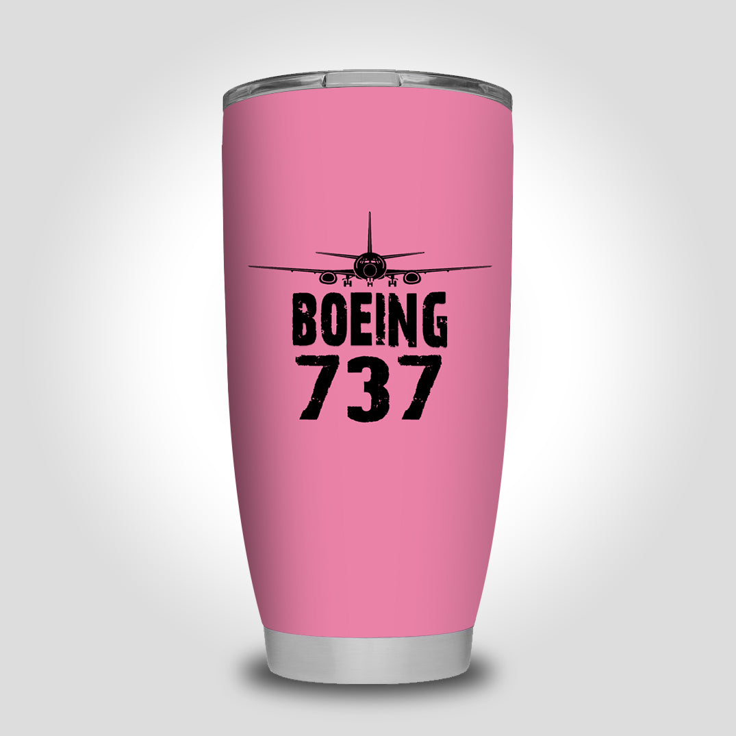 Boeing 737 & Plane Designed Tumbler Travel Mugs