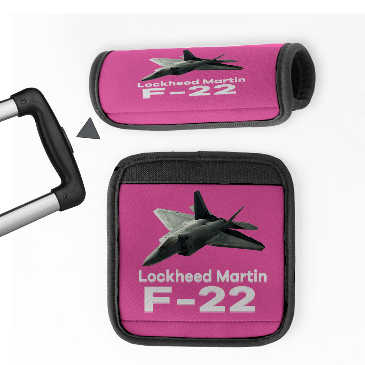 The Lockheed Martin F22 Designed Neoprene Luggage Handle Covers