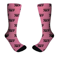 Thumbnail for Boeing 767 & Text Designed Socks