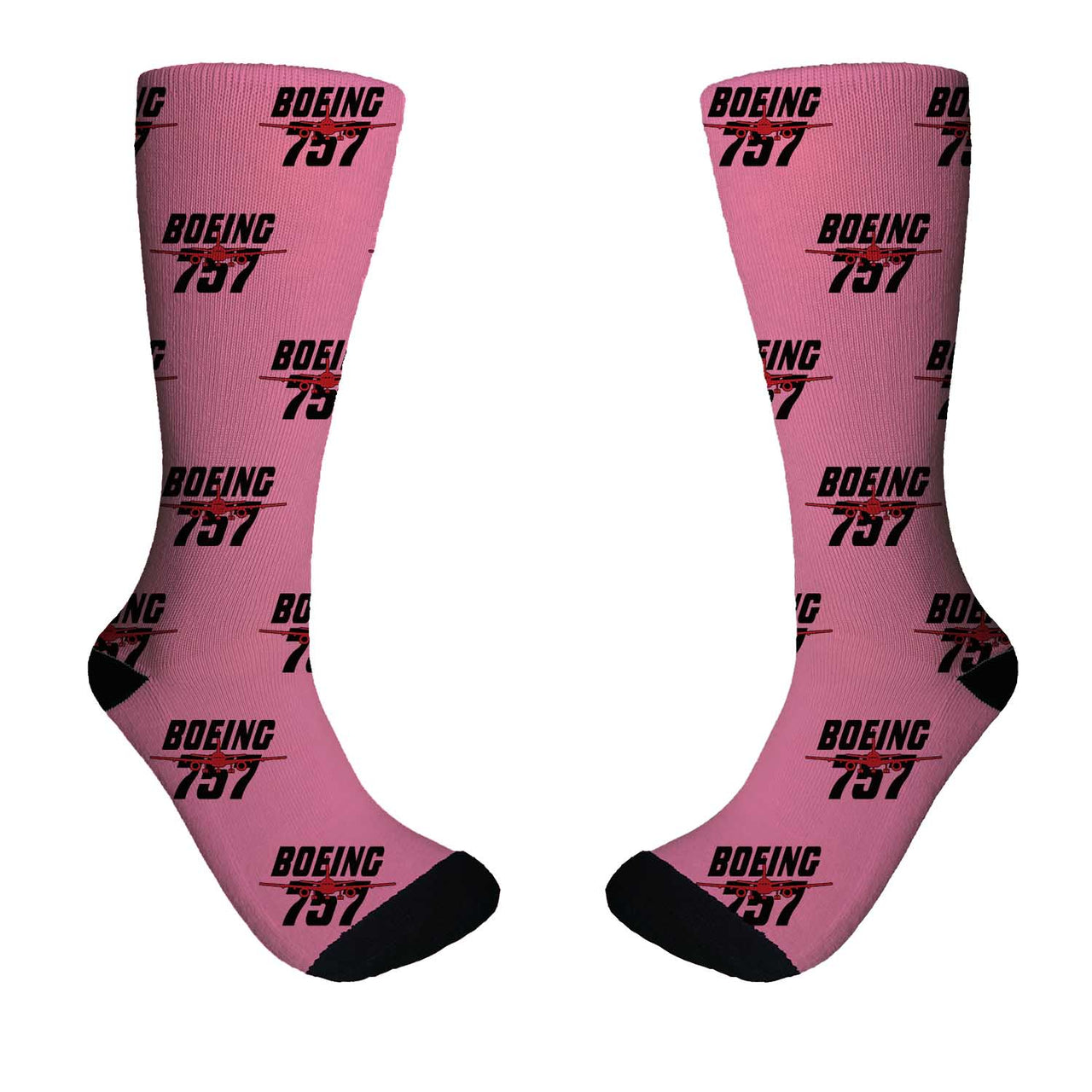 Amazing Boeing 757 Designed Socks