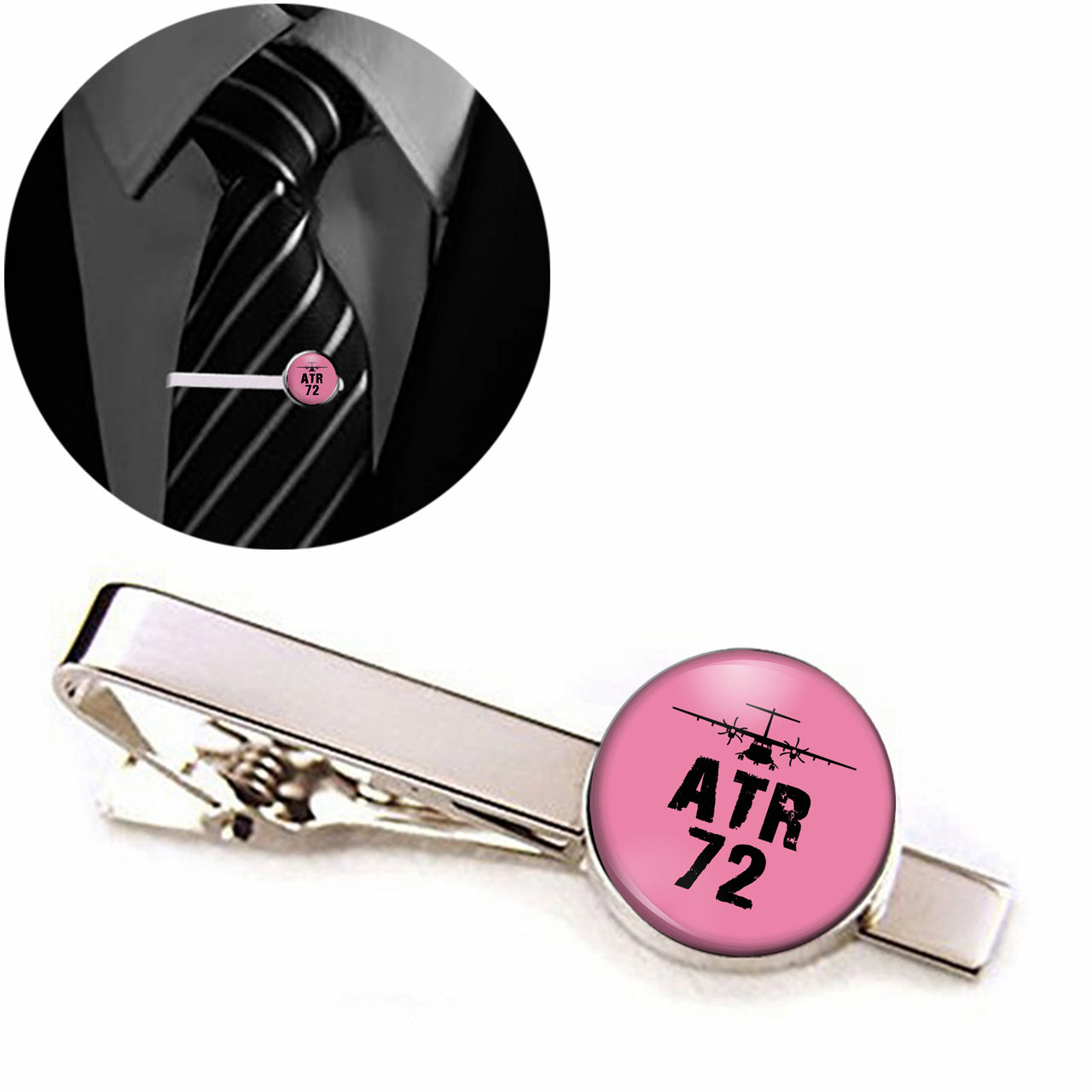 ATR-72 & Plane Designed Tie Clips