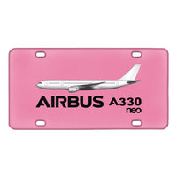 Thumbnail for The Airbus A330neo Designed Metal (License) Plates