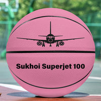 Thumbnail for Sukhoi Superjet 100 Silhouette Designed Basketball