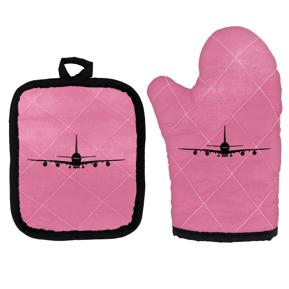 Airbus A380 Silhouette Designed Kitchen Glove & Holder