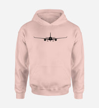 Thumbnail for Airbus A350 Silhouette Designed Hoodies