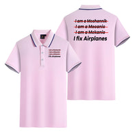 Thumbnail for I Fix Airplanes Designed Stylish Polo T-Shirts (Double-Side)