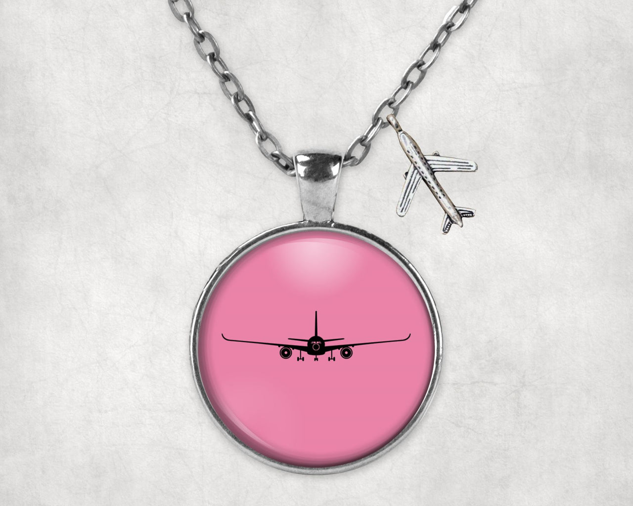 Airbus A350 Silhouette Designed Necklaces