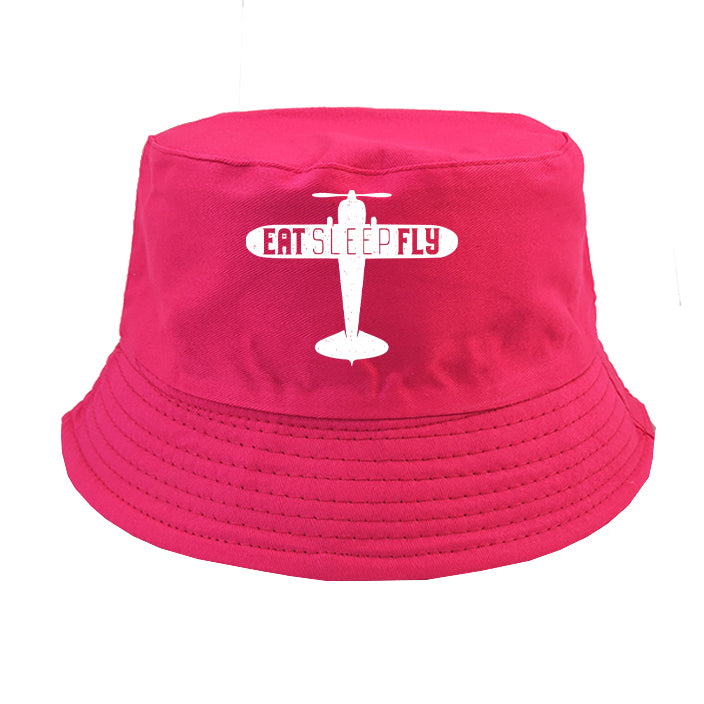 Eat Sleep Fly & Propeller Designed Summer & Stylish Hats