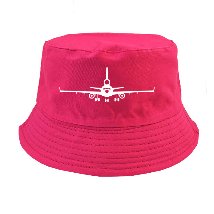 McDonnell Douglas MD-11 Silhouette Plane Designed Summer & Stylish Hats