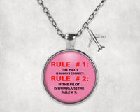 Thumbnail for Rule 1 - Pilot is Always Correct Designed Necklaces