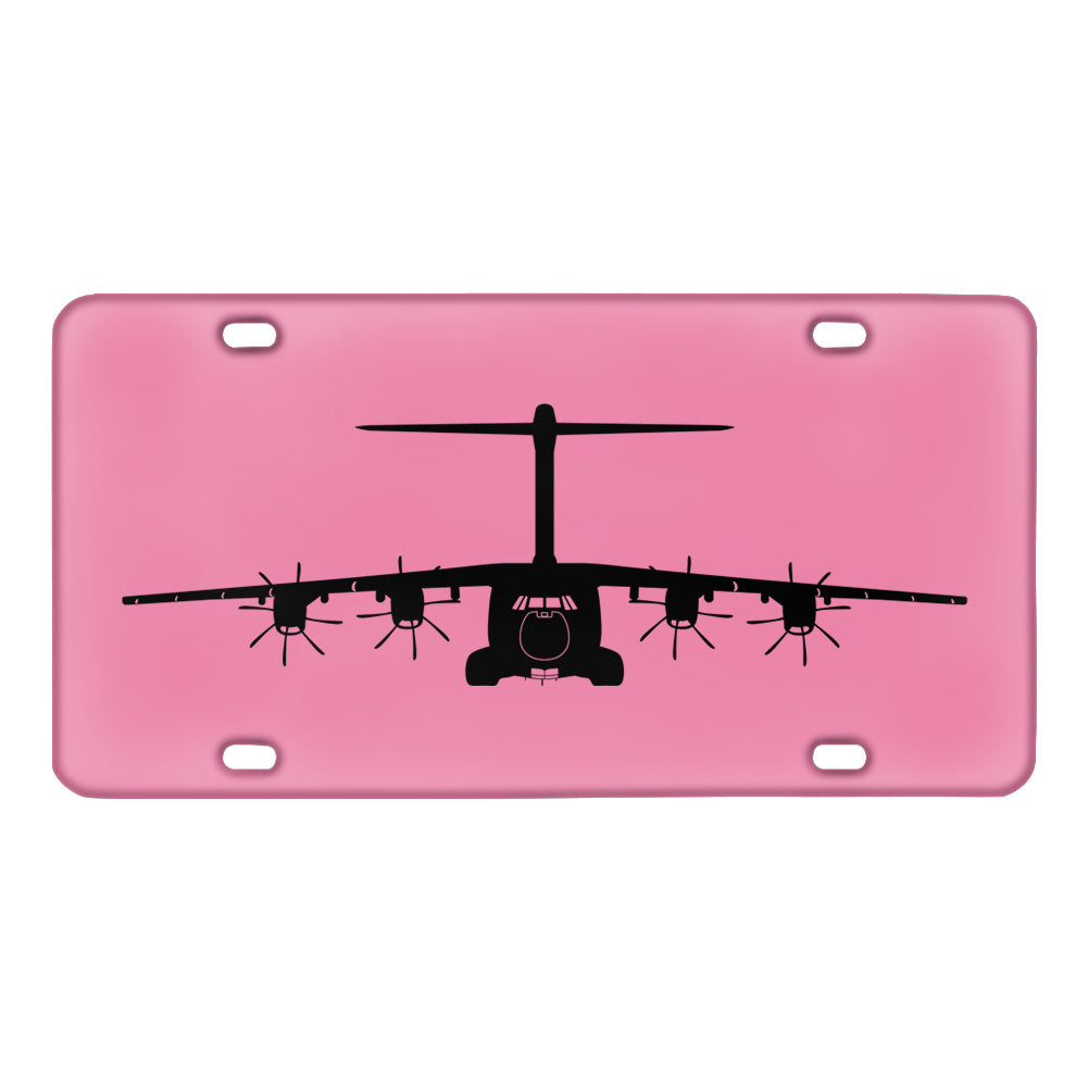 Airbus A400M Silhouette Designed Metal (License) Plates